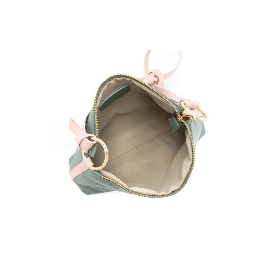 Mittelgroße Lederhandtasche Crossbody für Damen - alltagstauglich