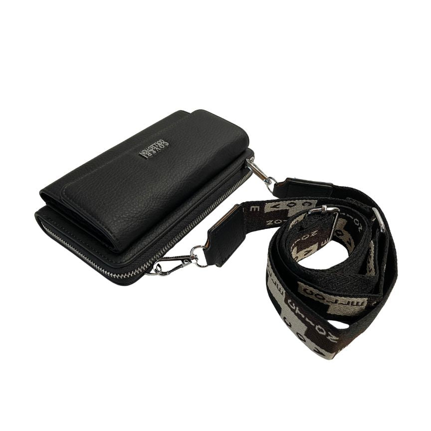 2-in-1 Smartphone-Umhängetasche mit Geldbörse - praktisch unterwegs