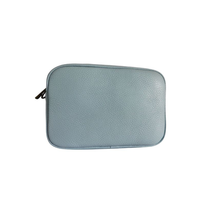 Damen Umhängetasche Alltags Crossbodybag modern blau Rückseite