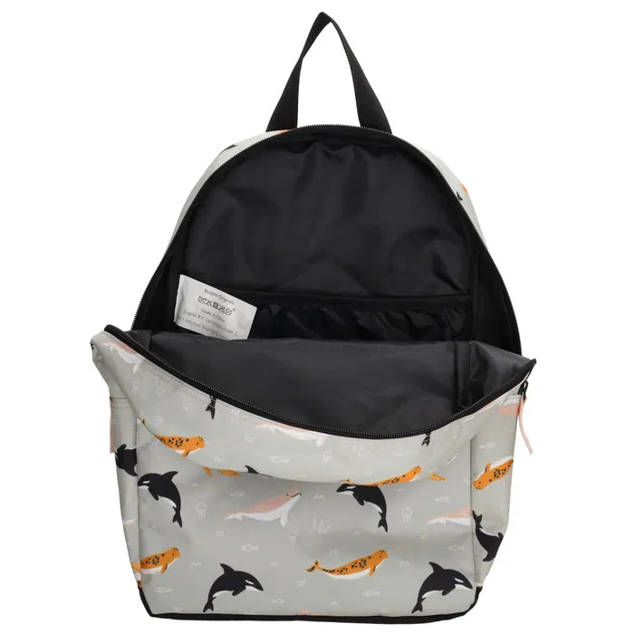 Kinder Rucksack mit Fischmuster - für Schule und Freizeit