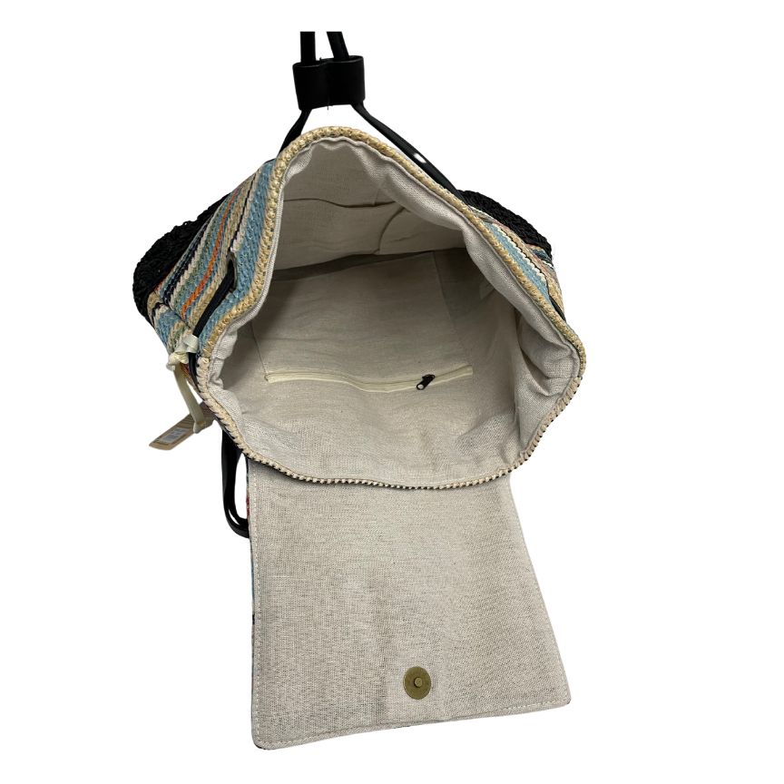 Sommerlicher Damen-Rucksack - handgefertigt und nachhaltig