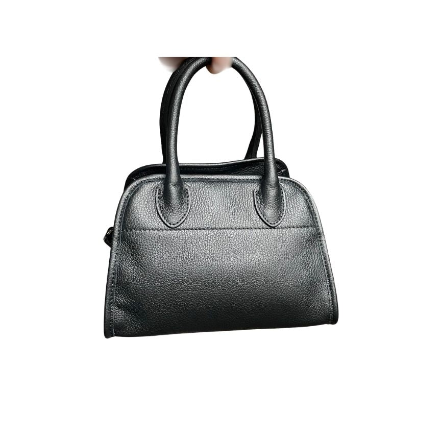 Damen Mini-Lederhandtasche - schlicht, klein & elegant für jeden Anlass