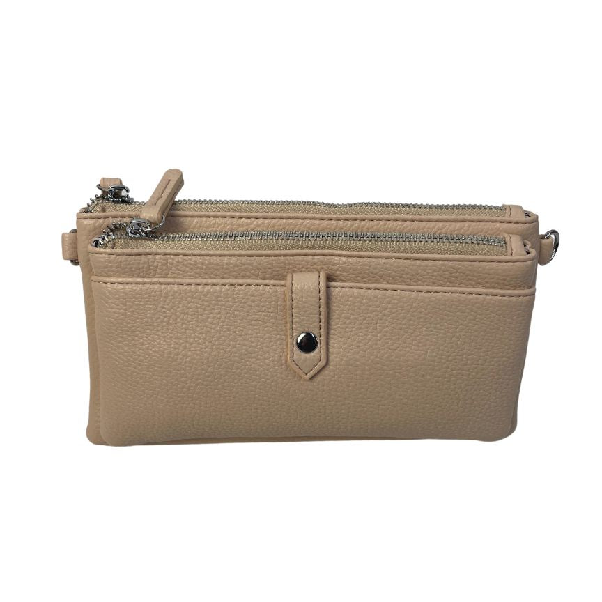 2-in-1 Gelbörse & Handytasche - 3 Fächer, kompakt & praktisch