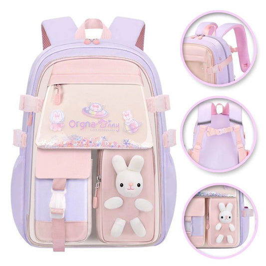 Wasserfester Kindergartenrucksack - Häschen für Mädchen