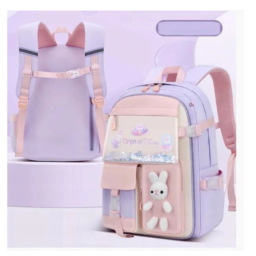 Wasserfester Kindergartenrucksack - Häschen für Mädchen