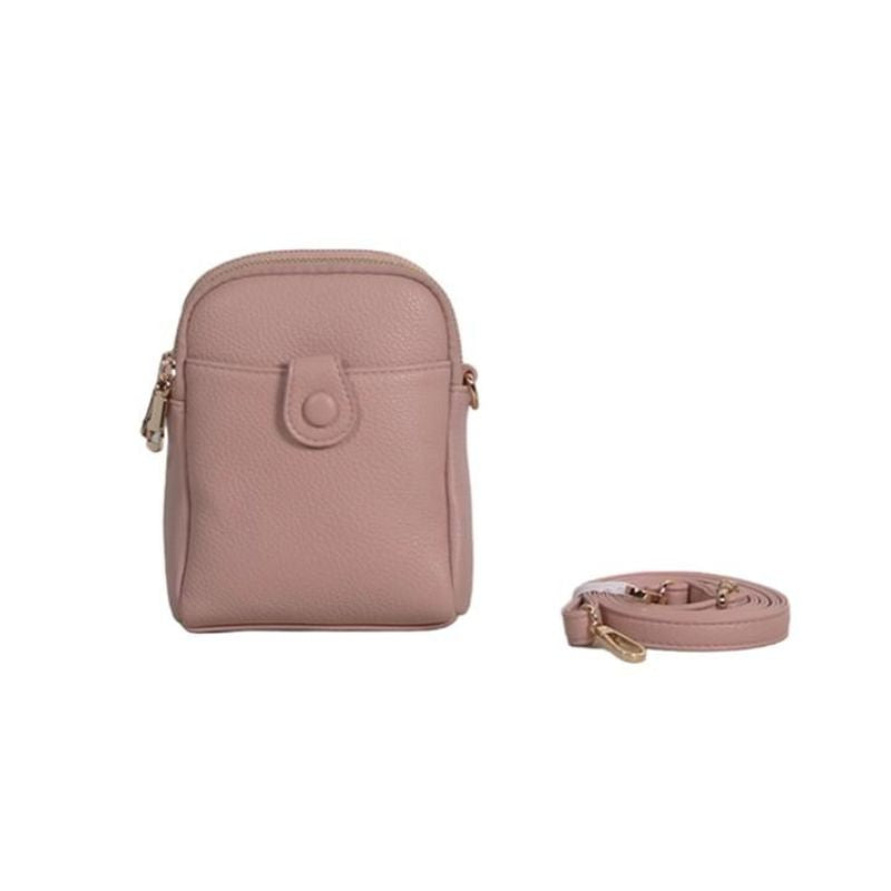 Damen Minitasche rosa Vorderansicht