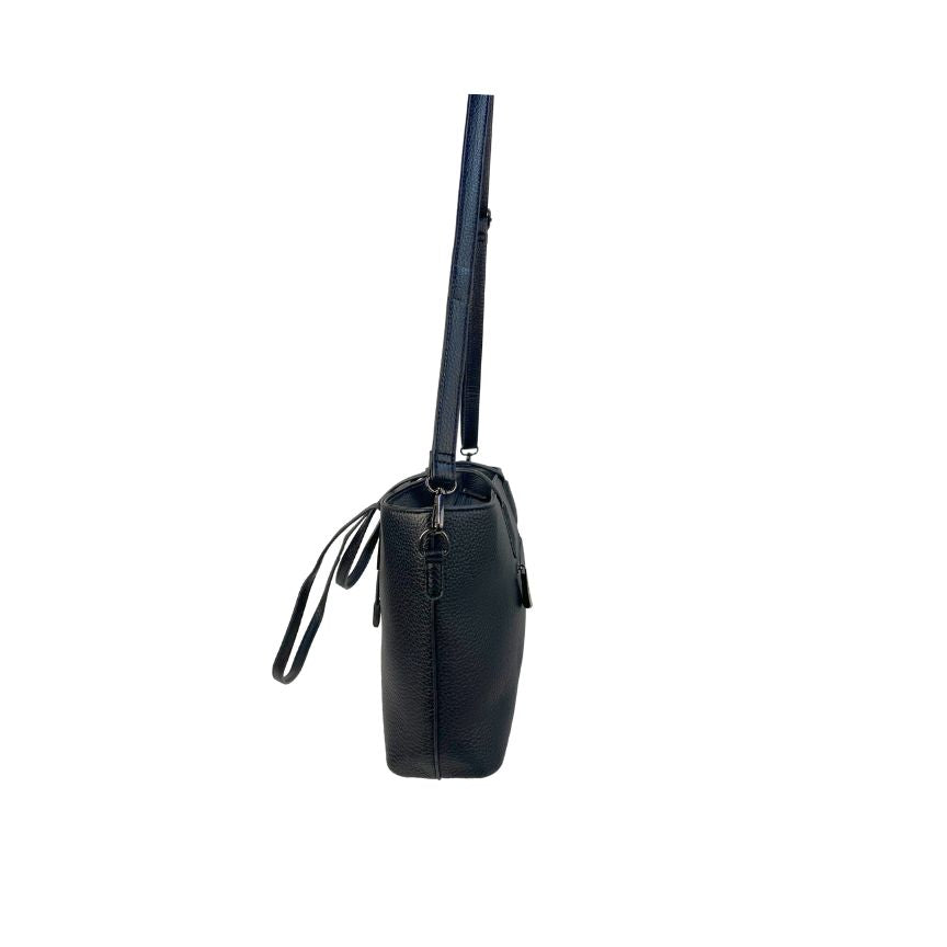 Elegante Damen mit verstellbarem Gurt Tote-Bag-klein schwarz