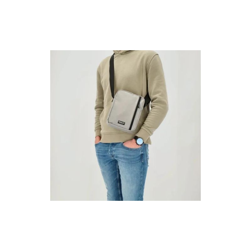 Graue Herren Postmantasche - Leicht, Stilvoll und Praktisch