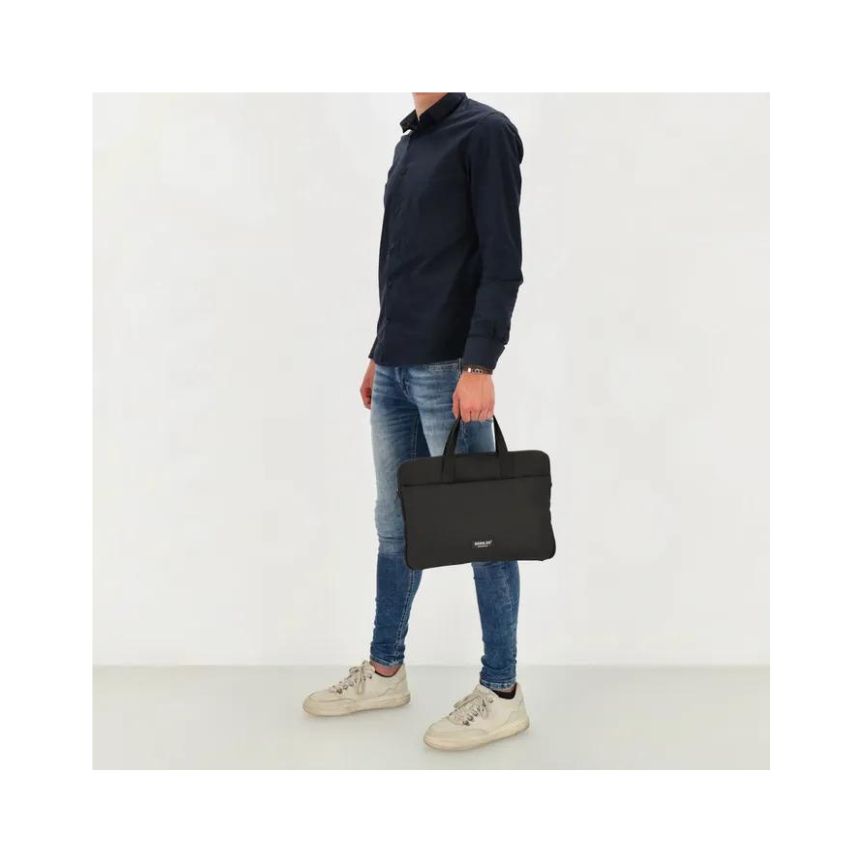 Business-Tasche Laptopfach unisex schwarz in Funktion