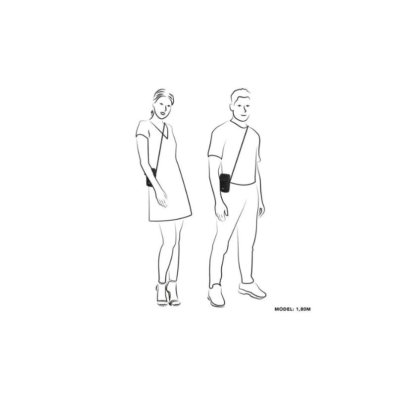 Hülle Unisex Handy Mobiltelefontasche schwarz