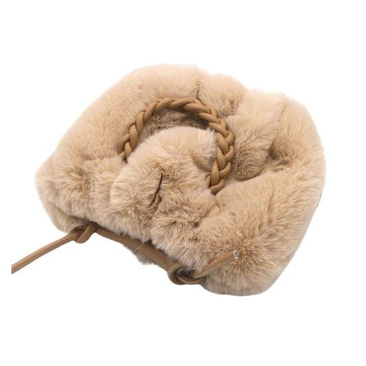 Trendige Flauschige Damen Handtasche - Modern und Edel