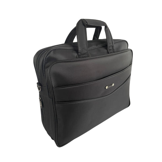 Erweiterbare 17 Zoll Laptoptasche - Wasserfest, 3 Fächer & Aktenfach