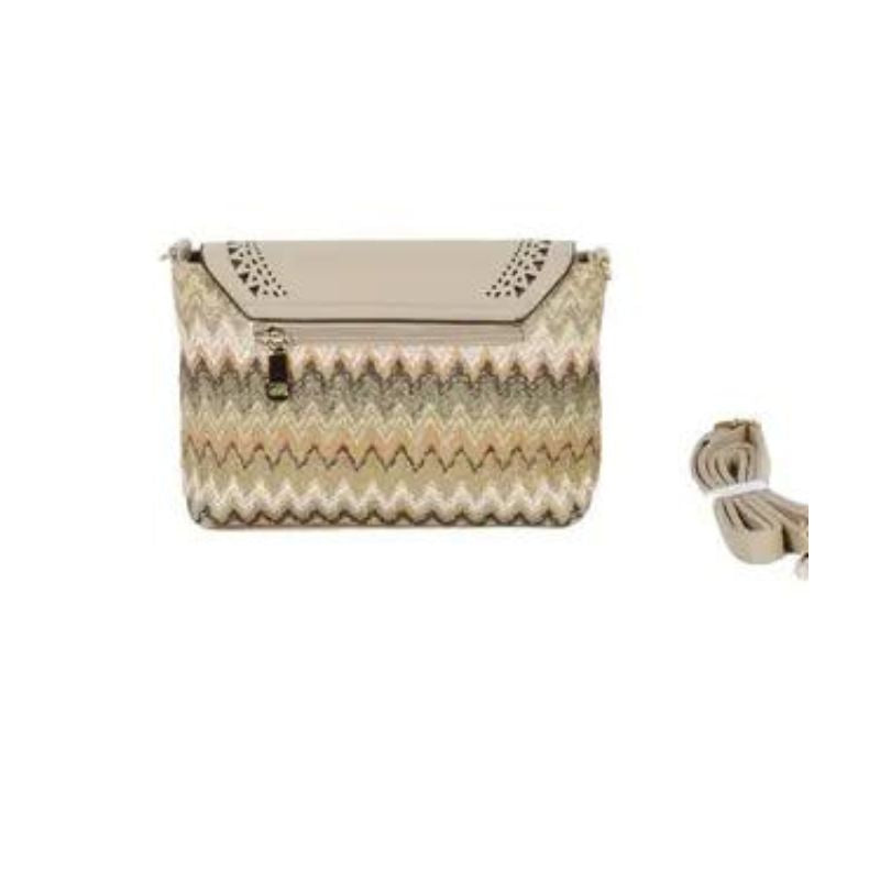 Sommerliche Damen Clutch im Strickdesign