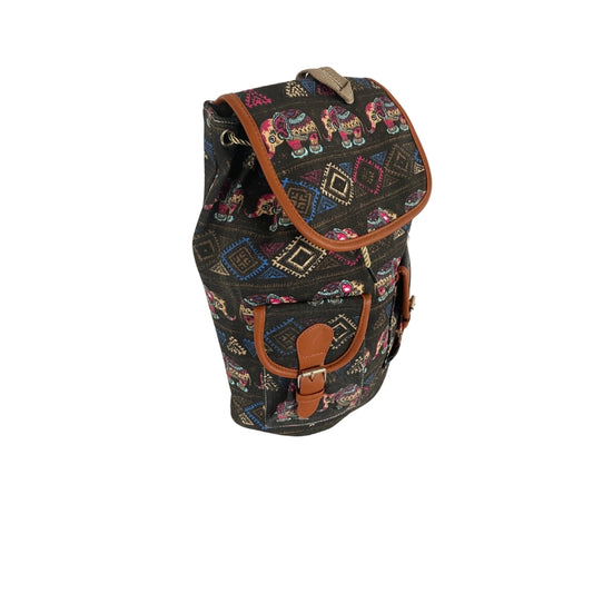 Mehrfarbiger Damen Rucksack Eule Design