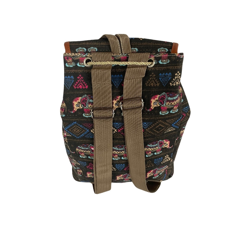 Mehrfarbiger Damen Rucksack Eule Design