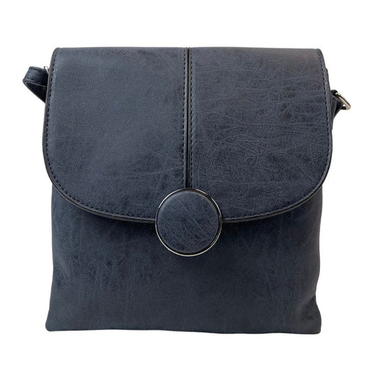 Damen Crossbodybag Alltags-Freizeit-Tasche marineblau Vorderseite