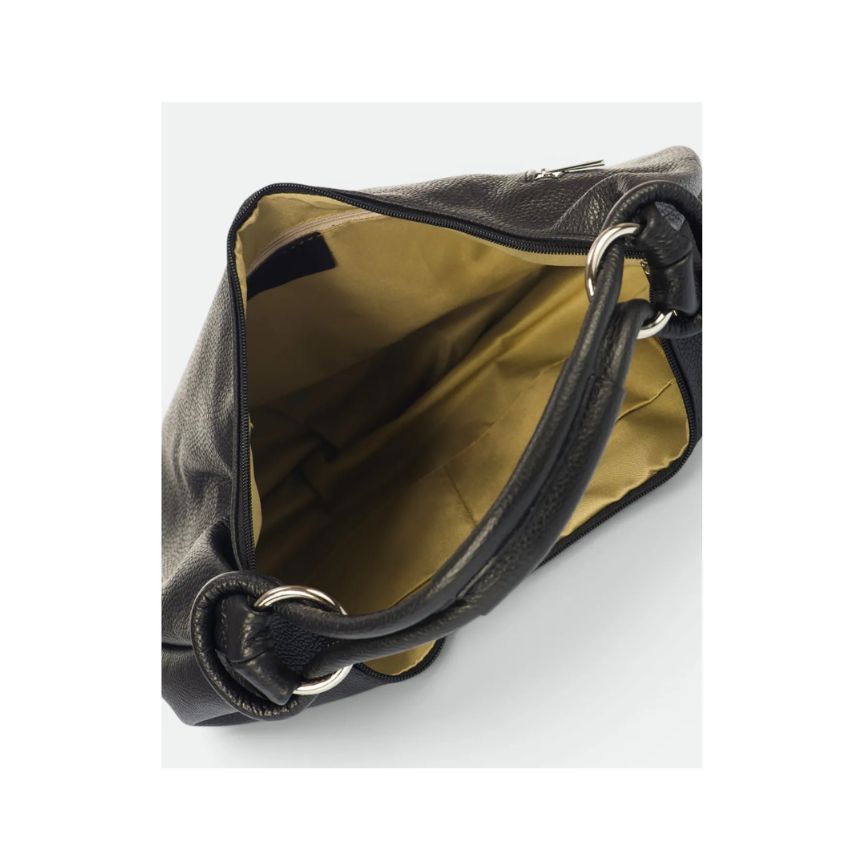 "Briella" - Damen Henkeltasche - Stilvolle Lederhandtasche mit Knotendetail