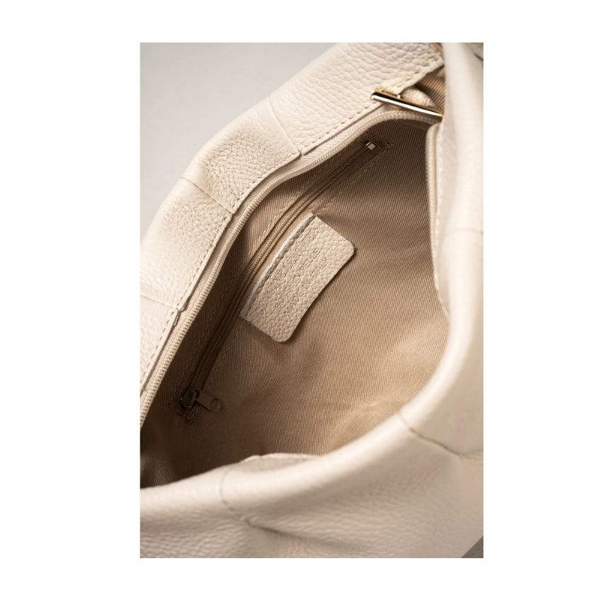 Damen Handtasche aus Echtleder - mittelgroß, schlicht, stilvoll