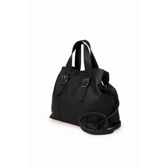 Damen Leder Shopper-Tasche mit Henkeln - Schlicht & Elegant