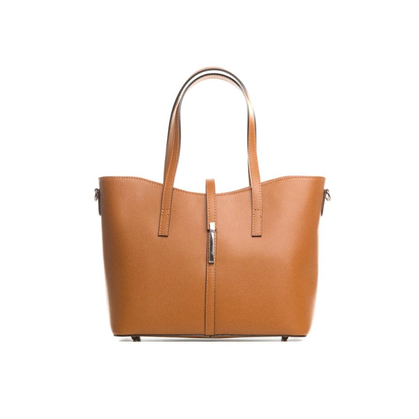 Damen Leder Umhängetasche mit edlen Details