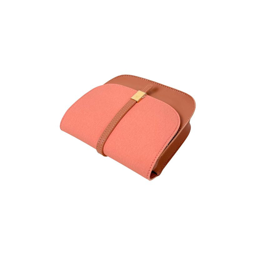 Halbmond Crossbodybag für Events und Alltags rosa