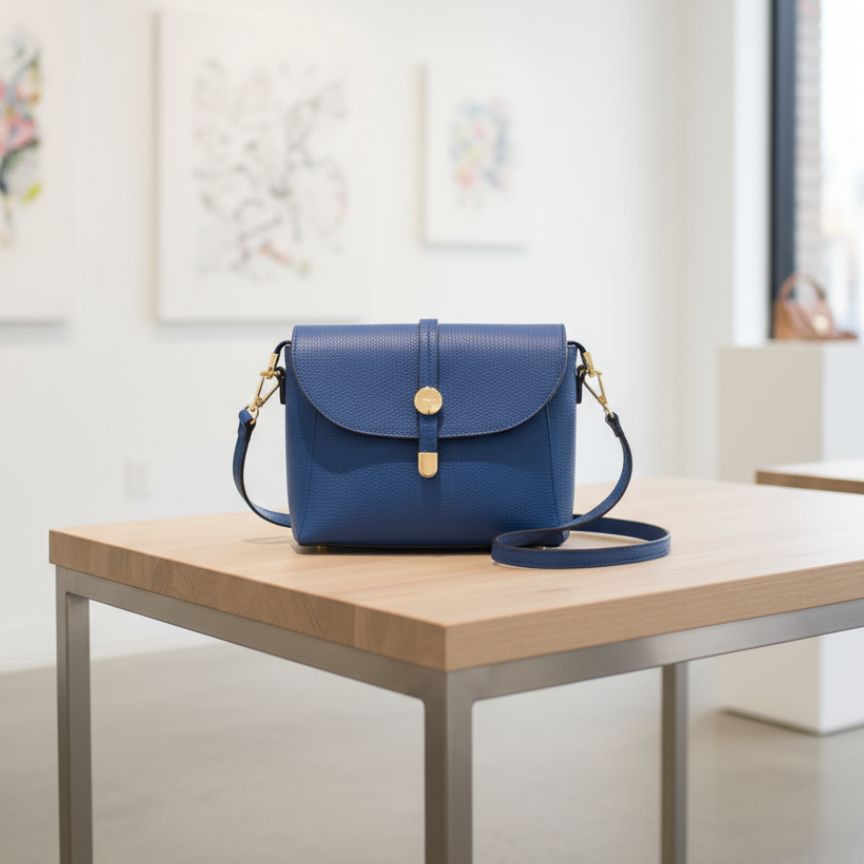 Elegante Italienische Damen Leder Handtasche - stilvoll & praktisch