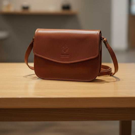 Schlichte & kleine Damen Lederhandtasche für besondere Anlässe