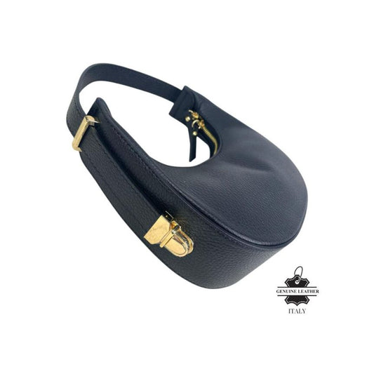 Edel Damen Halbmond-Handtasche aus Leder - stilvoll für Alltag und Freizeit