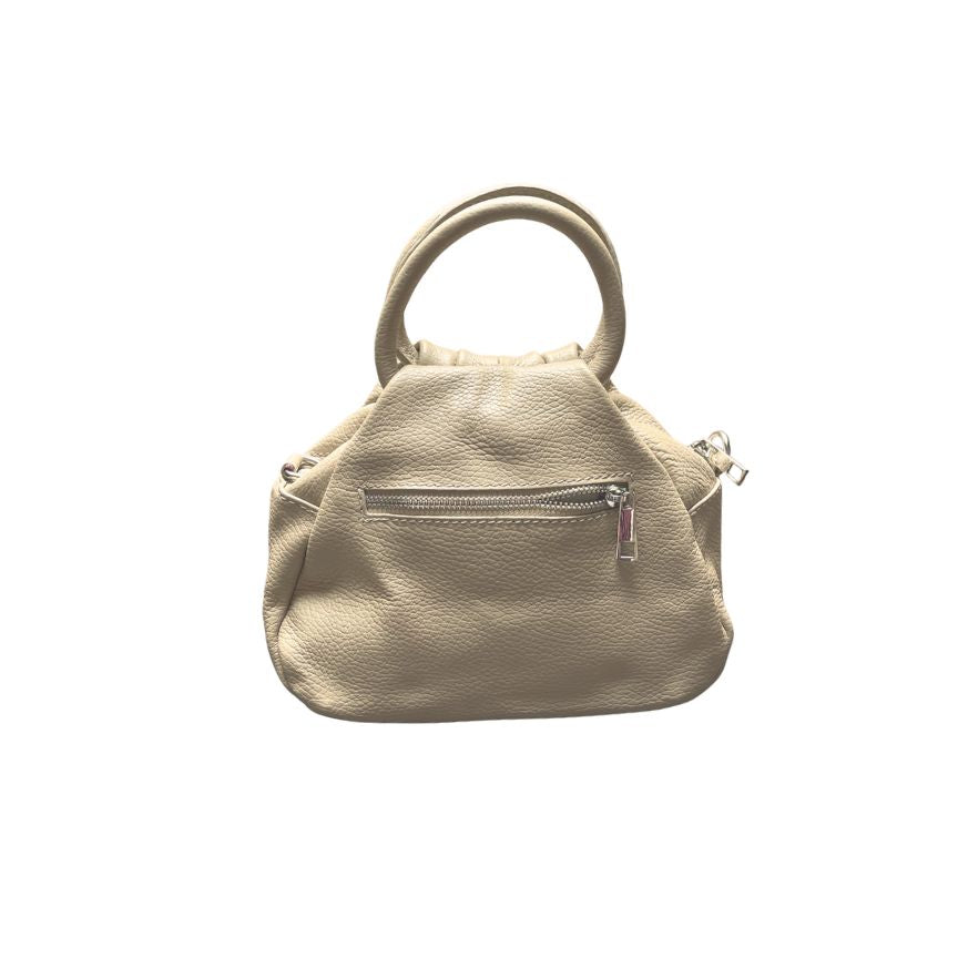Edle Damen-Henkelhandtasche 100% Leder - handgefertigt in Italien