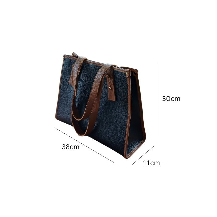 Elegante Damen Leder-Schultertasche für Alltag & Büro -2er Set