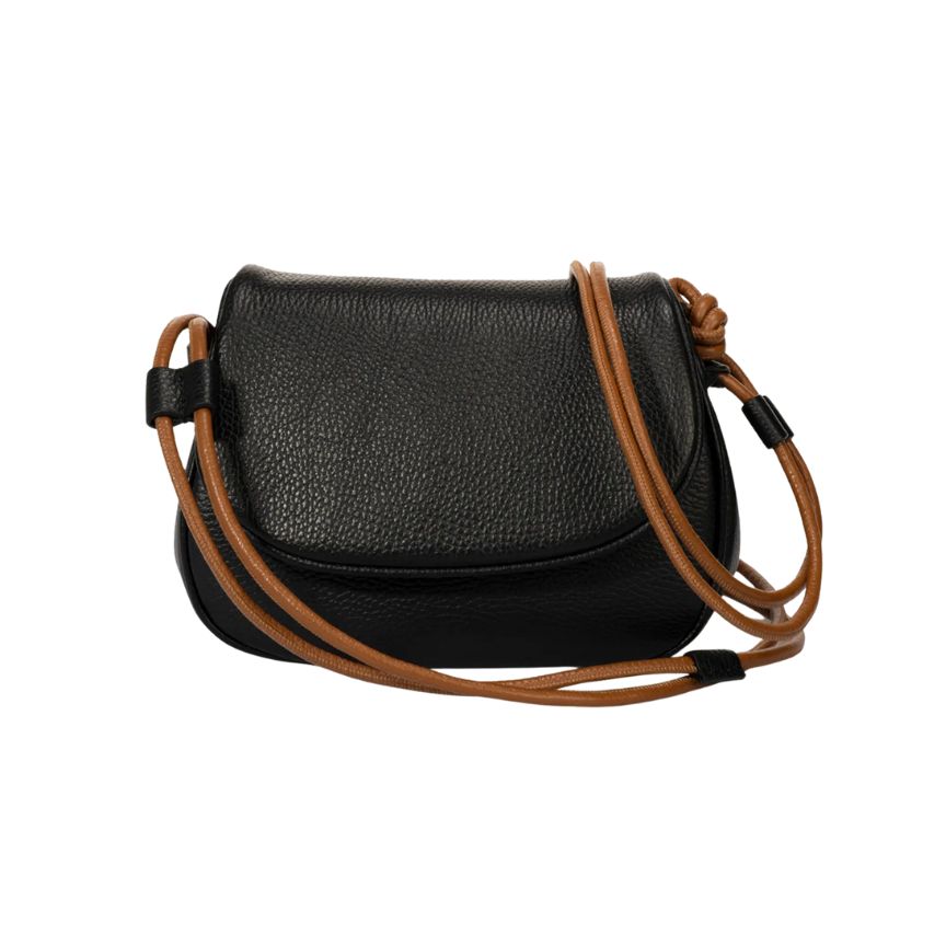 Elegante Damen Lederhandtasche - kompakt, geräumig, schlicht