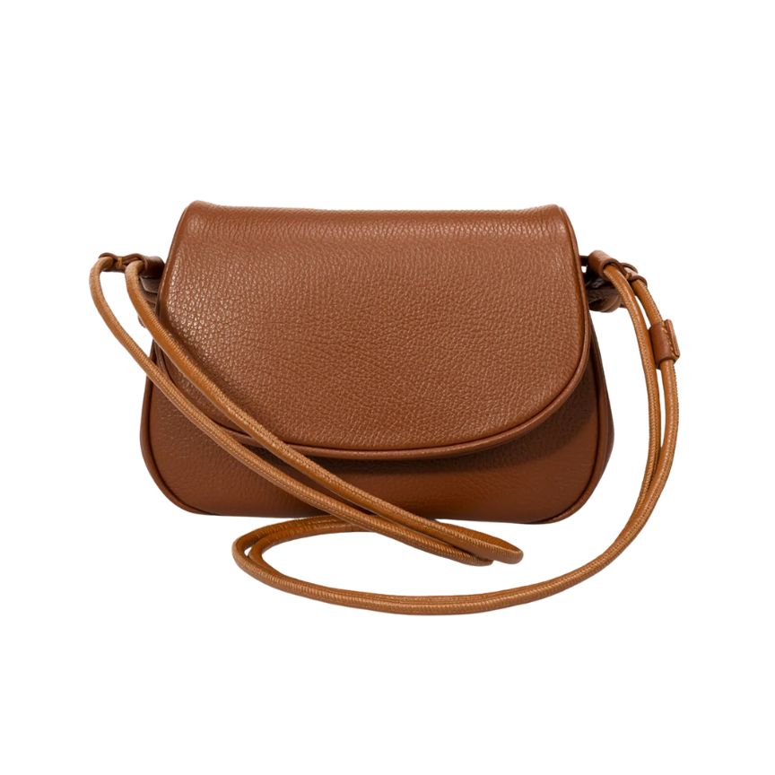Elegante Damen Lederhandtasche - kompakt, geräumig, schlicht