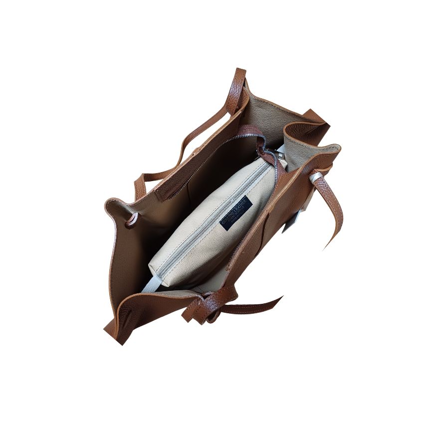 Italienische Damen Einkaufstasche-Shopper Tasche aus Echtleder: Stilvoll & trendy