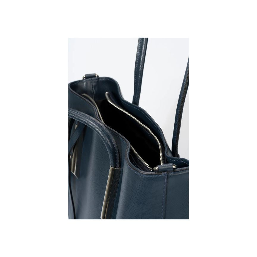 Klassische Leder Henkeltasche - schlichte elegante Tragetasche - Bestseller