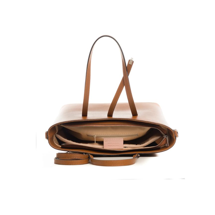 Damen Leder Umhängetasche mit edlen Details
