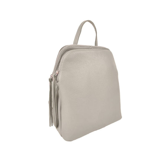 Leder Rucksack Damen Beige - Italienisches Design