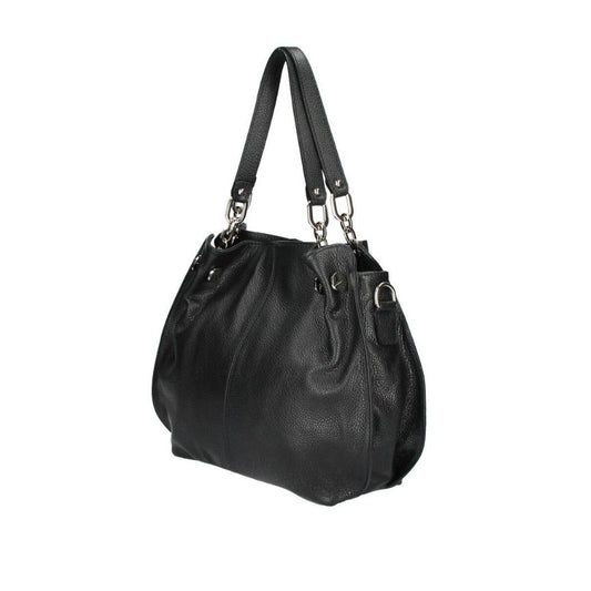 Mittelgroße Echtleder Henkeltasche aus Italien - elegant & funktionale Schultertasche