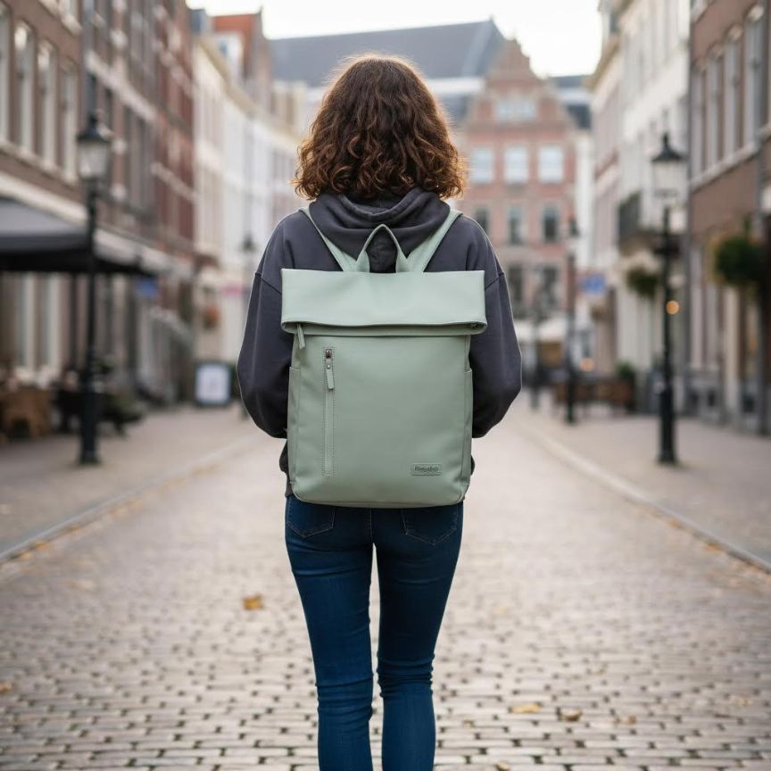 Mittelgroßer Rucksack mit Laptopfach, Organizer und SmartSleeve zur Trolley Befestigung