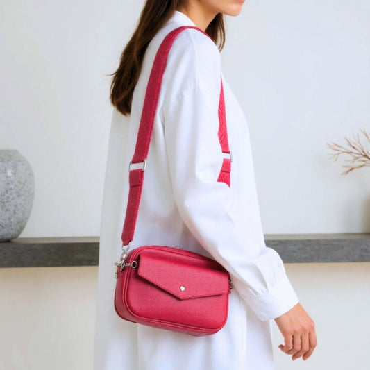 Damen Crossbody Bag - schöne Details & Praktische Aufteilung