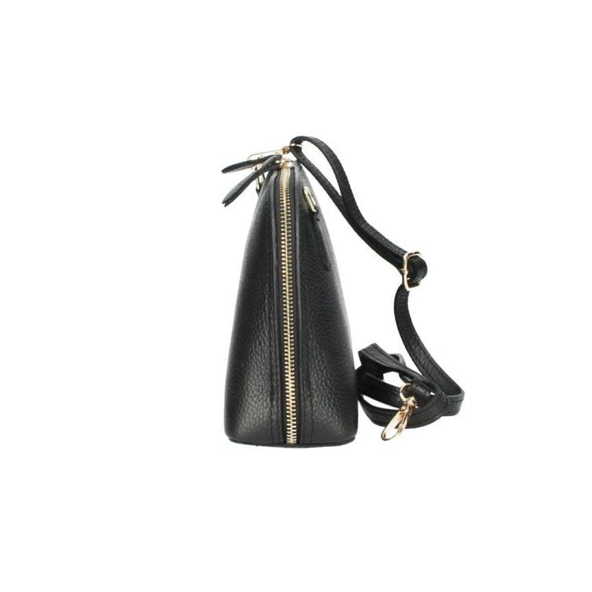 Must-Have Lederhandtasche mit goldfarbenen Details - modern, schlicht & elegant