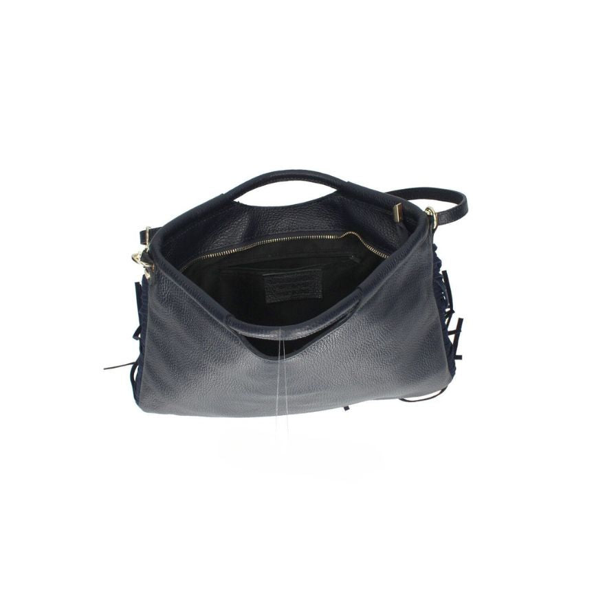 Rosanne - Boho Fransen-Clutch mit Schulterriemen