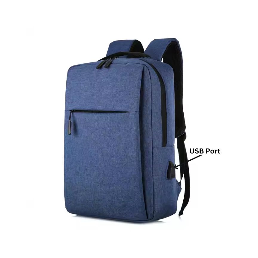 Moderner Rucksack mit USB-Anschluss - 3 Fächer