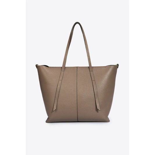 Schlichte Leder Shopper Tasche für Alltag & Business - Bestseller Einkaufstasche