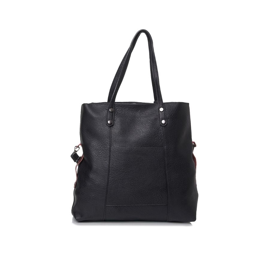 Damen Shopper Tasche mit Fronttasche - 2-Teiliges Set & Geräumig
