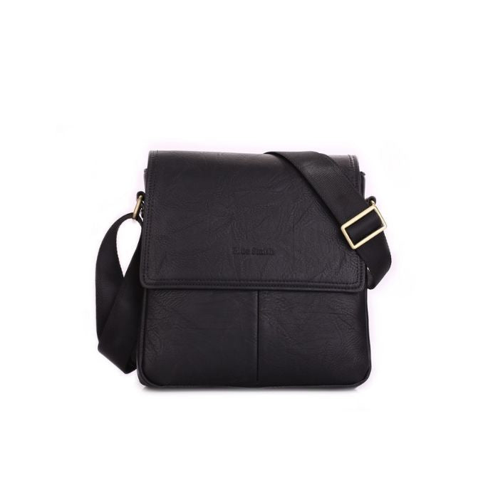 moderner Herren Messenger Bag, geräumig, diverse Fächer, in kastanienbraun, camel, schwarz