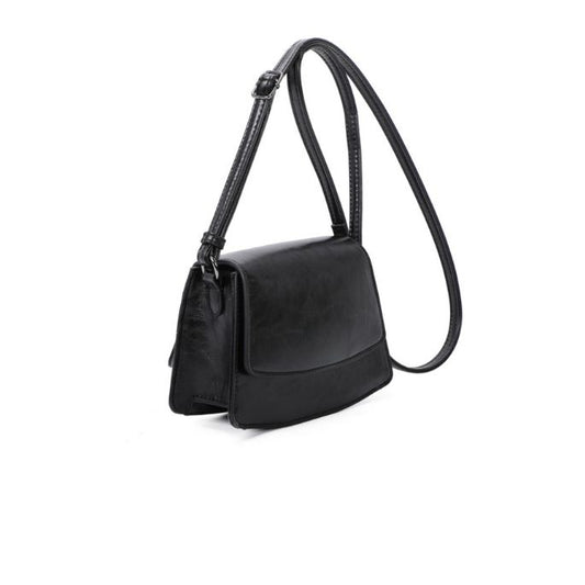 Seitenansicht moderne elegante Mini Umhängetasche Magnetverschluß