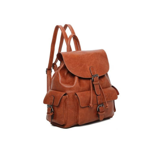 moderner Rucksack mit vielen Seitentaschen, trendy, geräumig