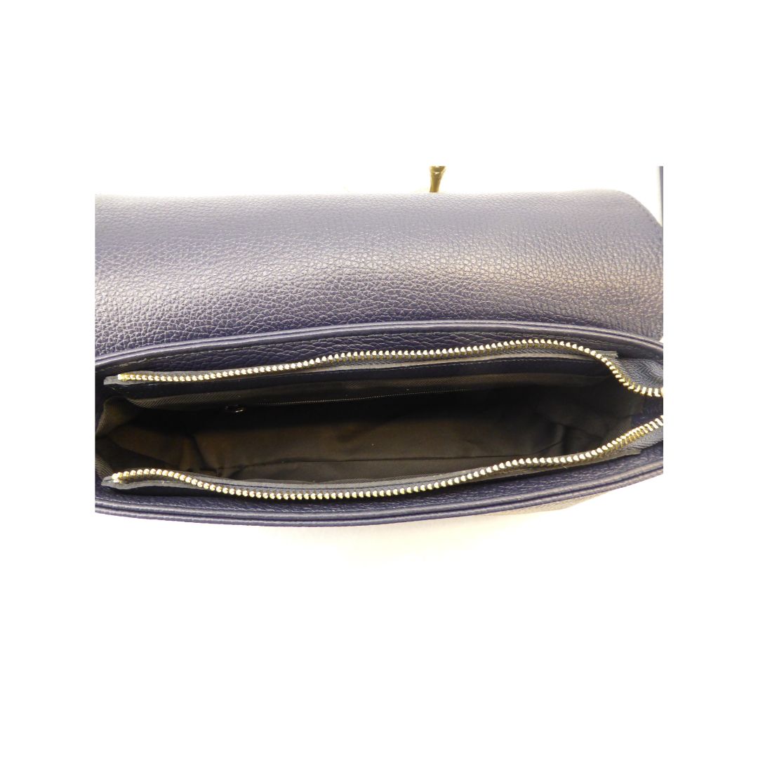 Innenansicht Elegante Baguettetasche Clutch Dollaroleder