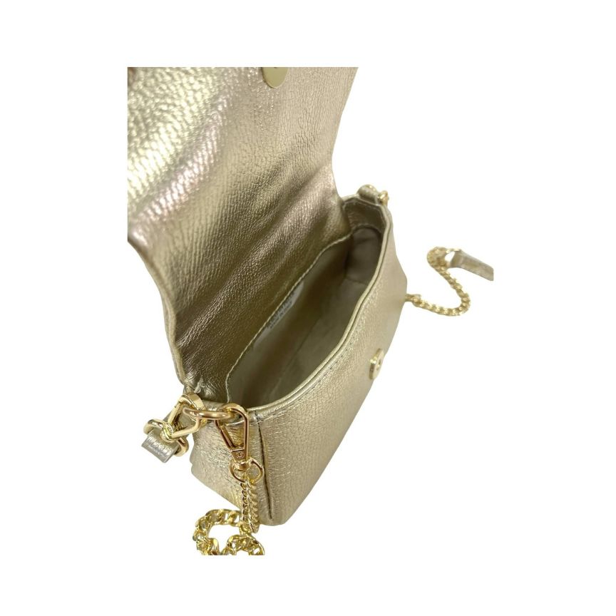 Glamouröse Leder Glitzer-Partytasche Clutch