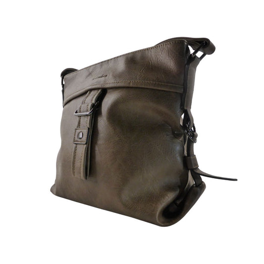 Seitenansicht Hochwertige geräumige stabile Schultertasche